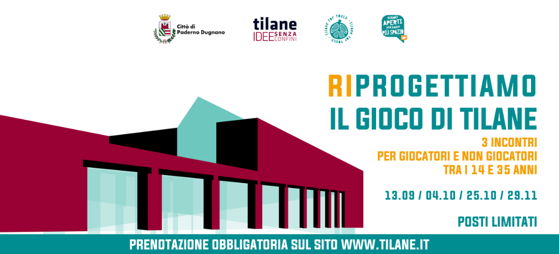 RIPROGETTIAMO IL GIOCO DI TILANE // per giovani 14-35 @Tilane