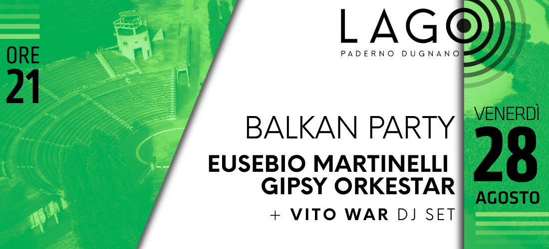 EUSEBIO MARTINELLI con GIPSY ORKESTAR // concerto venerdì 28 agosto @Parco Lago Nord